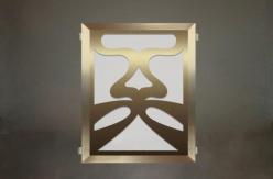 Glissando Gold Veneer Middle Single Panel